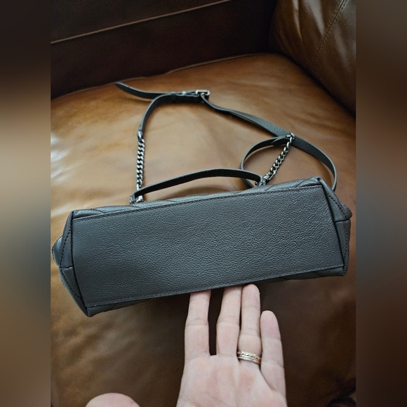 LIKE NEW Rebecca Minkoff Edie Top Handle Satchel in Graphite - Picture 10 of 11